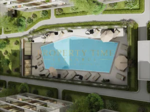Çamlık Atatürk 公园旁的 Cadde Bakırköy 住宅楼