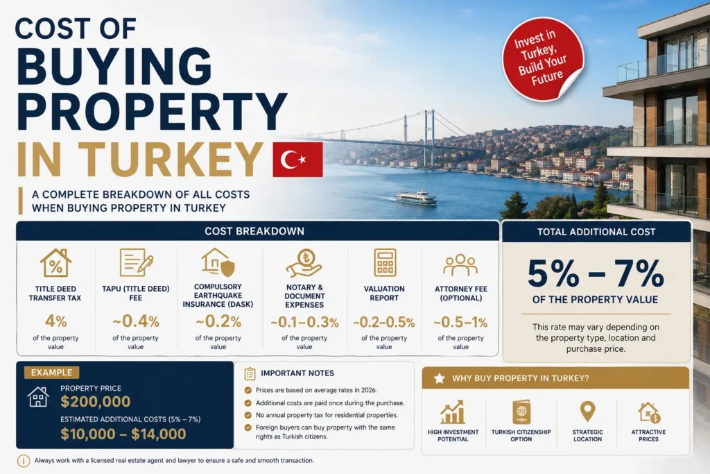 Cost of Buying Property in Turkey 2026 | Full Guide