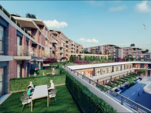 Emlak Konut 的 Fua Deniz Park 住宅楼