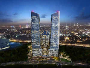 Skyland Istanbul 塔楼与项目全景，塞伊兰泰佩 萨勒耶尔