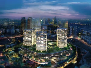 Zorlu Center Residences 住宅塔楼与屋顶景观公园
