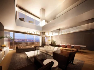 从 Zorlu Center Residences 远眺博斯普鲁斯海峡与城市