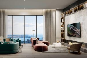 Barbaros 48 – bogaz manzarali salon gorsellestirme