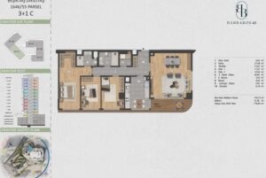 Barbaros 48 – kat plani 3 1 c 171 m2