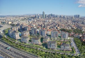 DAP Yeni Levent – havadan proje ve levent silueti gorsellestirme