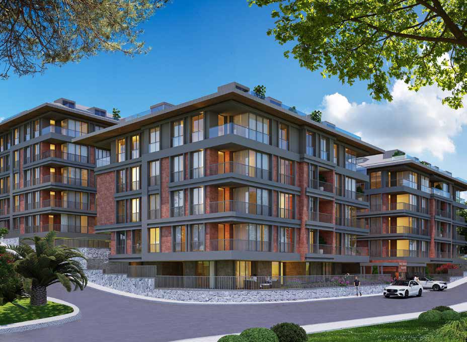 Mercury Çengelköy – bloklar ve cadde cephesi gorsellestirme