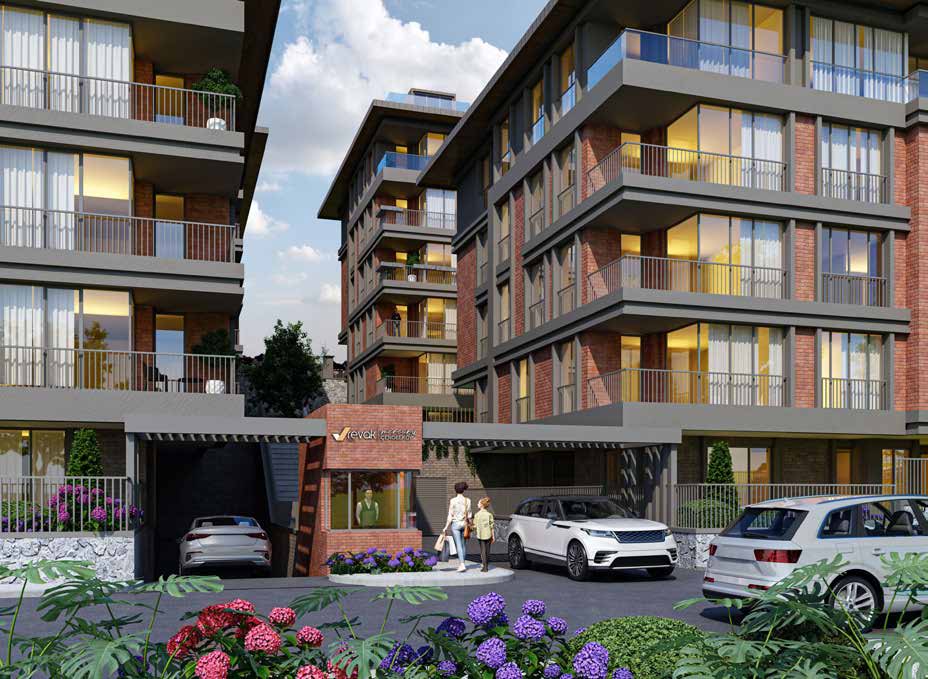 Mercury Çengelköy – site girisi ve bloklar gorsellestirme