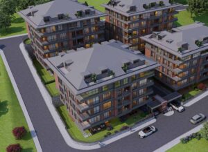 Mercury Çengelköy – havadan dort blok gorsellestirme