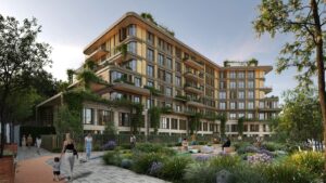 Next Level Kemer – blok cephesi ve avlu gorsellestirme