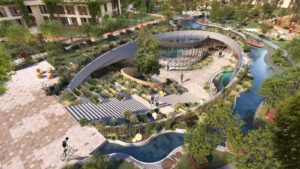 Next Level Kemer – havadan sakli bahce gorsellestirme