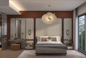 Next Level Kemer – ornek daire ebeveyn yatak odasi gorsellestirme