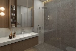 Next Level Kemer – ornek daire ebeveyn banyosu gorsellestirme